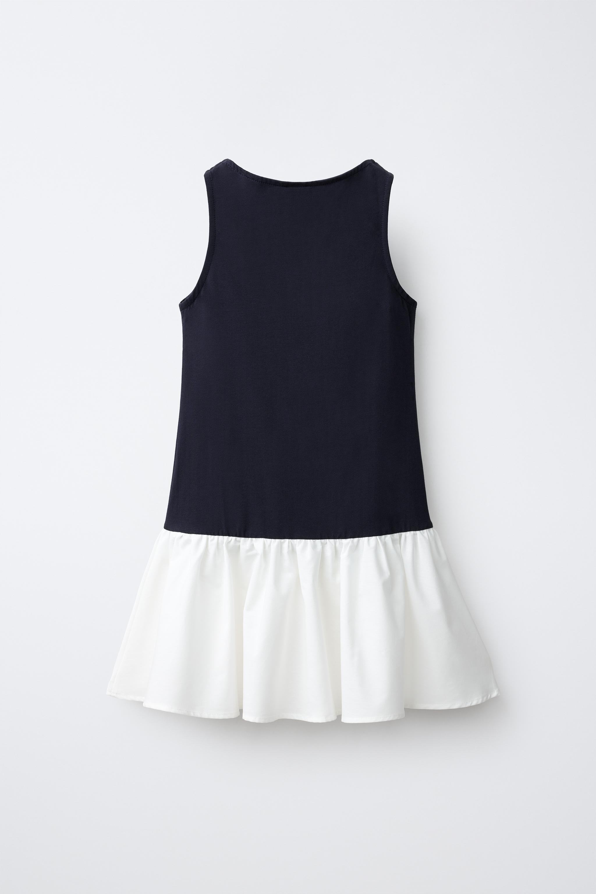 BOW COMBINATION DRESS
